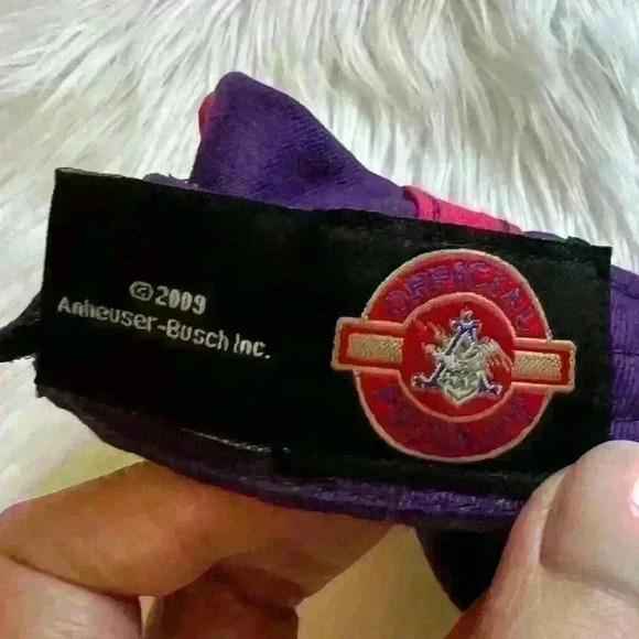 Budweiser Y2K Logo Hat Pink & Purple - Picture 7 of 7